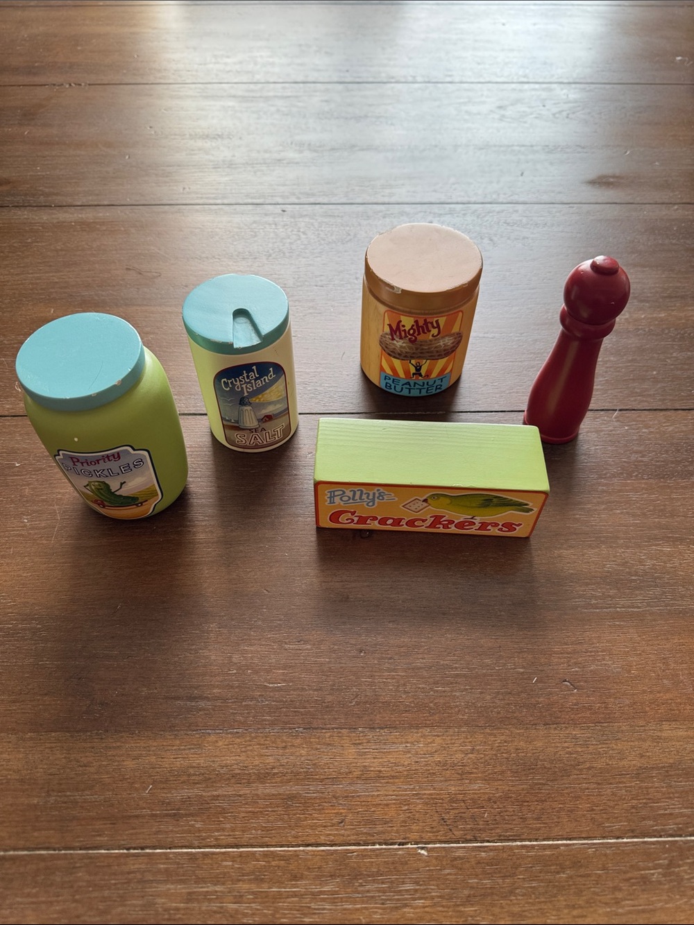 Pottery Barn Kids PBK wooden pantry set item # 2420503 play food collectible